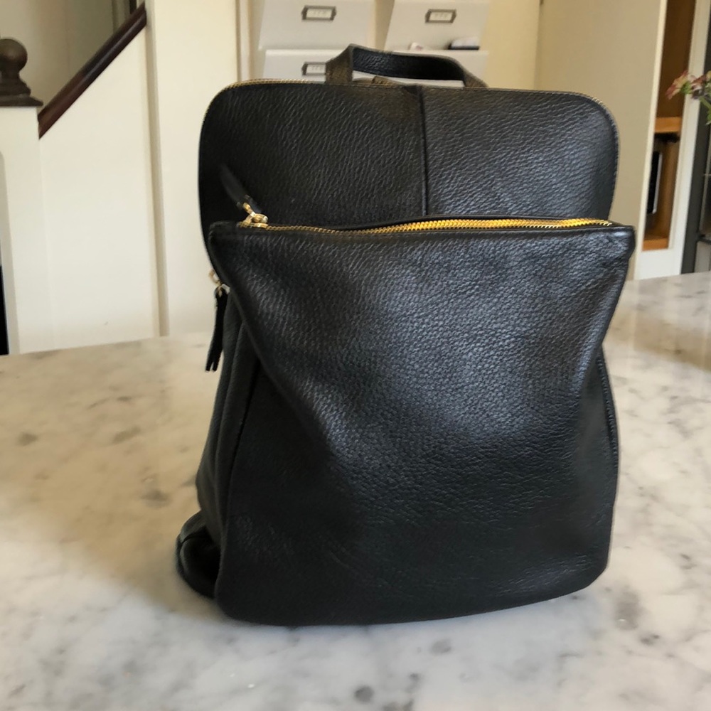 L Credi black leather bag. 1 week old.
